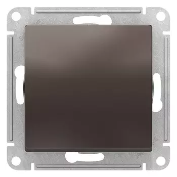 Переключатель встраиваемый Schneider Electric AtlasDesign ATN000661 одноклавишный мокко