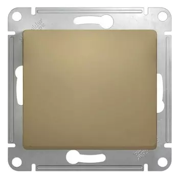 Переключатель встраиваемый Schneider Electric Glossa GSL000461 одноклавишный титан