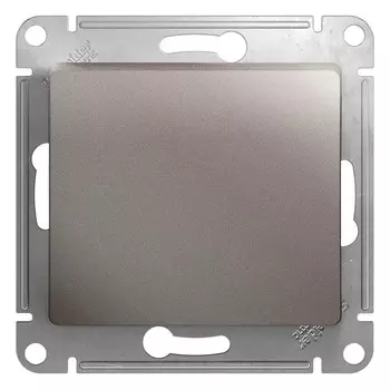 Переключатель встраиваемый Schneider Electric Glossa GSL001261 одноклавишный платина