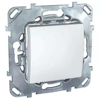 Переключатель встраиваемый Schneider Electric Unica MGU5.203.18ZD одноклавишный белый