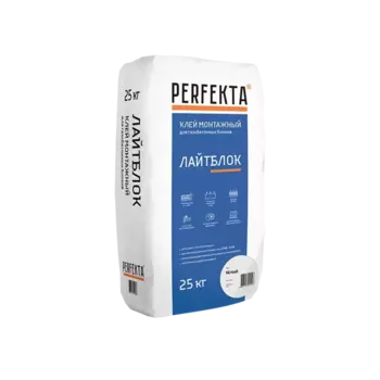 Perfekta Лайтблок, 25 кг, Смесь монтажно-кладочная