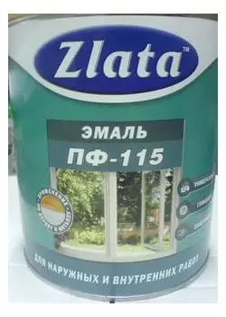 ПФ-115 Zlata серая 2,7 кг, Эмаль