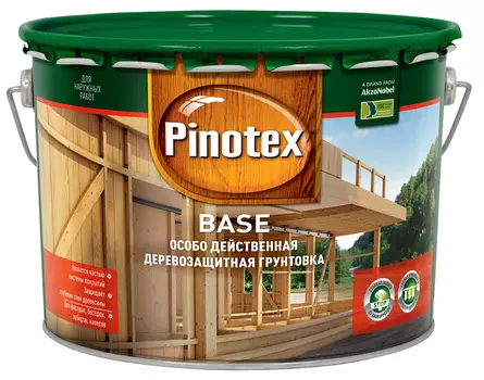 Pinotex Base, 2.7 л, Грунтовка по дереву алкидная