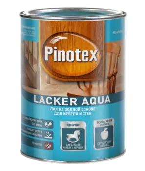 Pinotex Lacker Aqua 70, 1 л, Лак для дерева