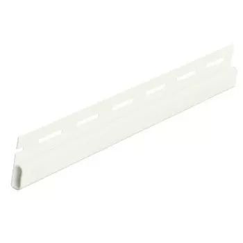 Планка финишная Tecos белая 3050 мм