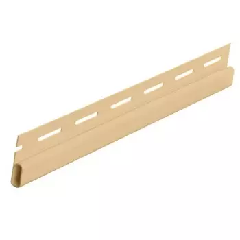 Планка финишная Tecos золотой песок 3050 мм