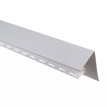 Планка околооконная Альта Профиль Blockhouse Т-17 белая 3050 мм