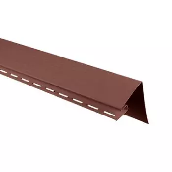 Планка околооконная Альта Профиль Kanada плюс Т-17 красно-коричневая 3000 мм