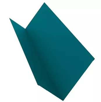 Планка примыкания Grand Line Pe Ral 5021 250х150 мм резка