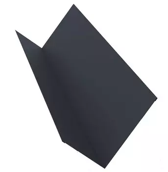 Планка примыкания Grand Line Pe Ral 7024 250х150 мм резка