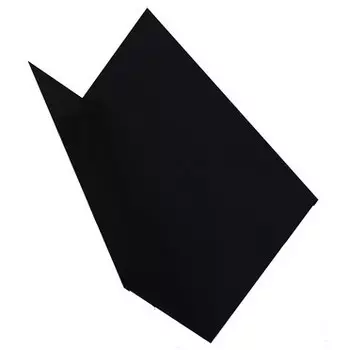 Планка примыкания Grand Line Pe Ral 9004 250х150 мм резка