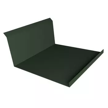 Планка примыкания нижняя Grand Line Atlas Ral 6020 260х122 мм резка