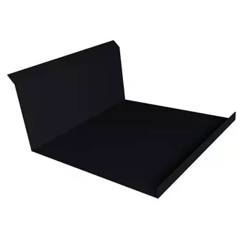 Планка примыкания нижняя Grand Line Atlas Ral 9005 260х122 мм резка