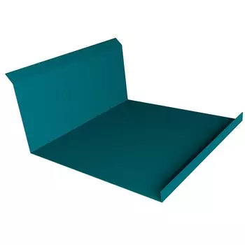 Планка примыкания нижняя Grand Line Pe Ral 5021 260х122 мм резка