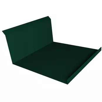 Планка примыкания нижняя Grand Line Pe Ral 6005 260х122 мм резка