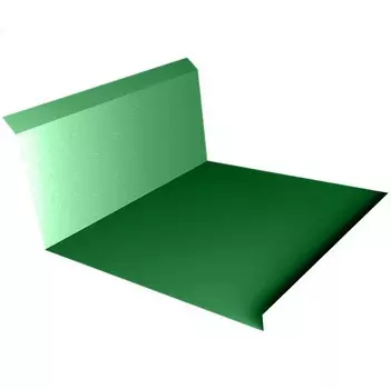 Планка примыкания нижняя Grand Line Pe Ral 6029 260х122 мм резка