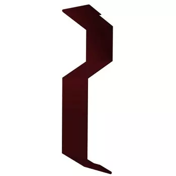 Планка примыкания внакладку Grand Line Satin Ral 3005 25х17х35х17 мм резка