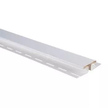 Планка соединительная Альта Профиль для сайдинга Т-18 белая 3050 мм