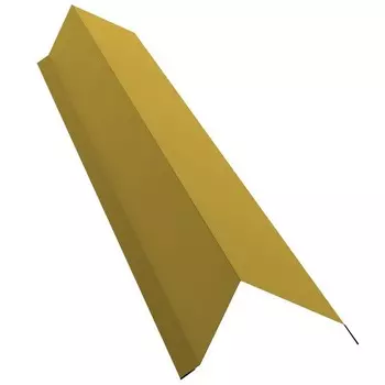 Планка торцевая Grand Line Pe Ral 1018 100х80 мм резка