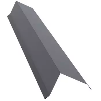 Планка торцевая Grand Line Pe Ral 7004 100х80 мм резка