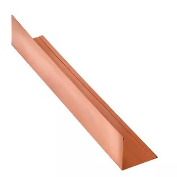 Планка угловая внешняя Aquasystem медная 2000 мм
