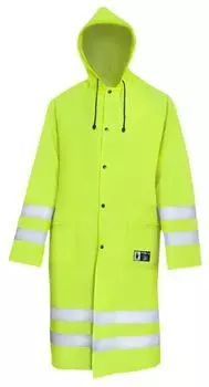 Плащ водозащитный, дождевик сигнальный