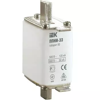 Плавкая вставка предохранителя IEK DPP10-125 ППНИ-33 125А габарит 00