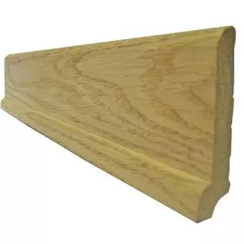 Плинтус 55 мм, 3 м, напольный из дуба