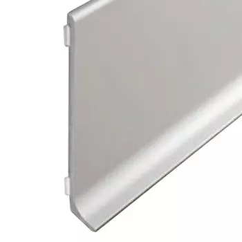 Плинтус алюминиевый Progress Plast BTAA 100А аннодированный самоклеящийся 2000х100х10 мм