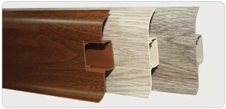 Плинтус Ideal Комфорт, 25х55х2500 мм, пластиковый