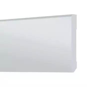 Плинтус композитный Arbiton Stiq S0810 светло-серый 2400х80х10 мм