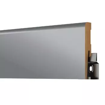 Плинтус МДФ Arbiton Cavare ML0801KG Canvas серый 2420х80х16 мм