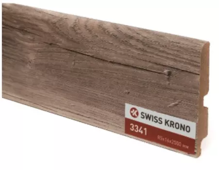 Плинтус МДФ Kronopol P85 3341 дуб жасмин 2500х85х16 мм