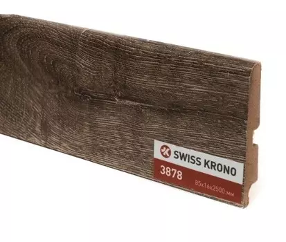 Плинтус МДФ Kronopol P85 3878 shiraz oak 2500х85х16 мм