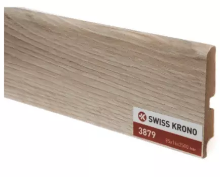Плинтус МДФ Kronopol P85 3879 louvre oak 2500х85х16 мм
