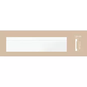 Плинтус напольный DECOMASTER A017 110х16х2000 мм