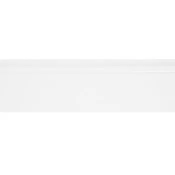 Плинтус напольный Дюрополимер под покраску белый 120 мм 2 м