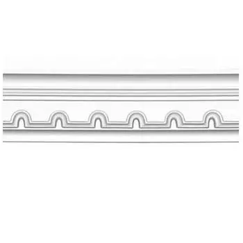 Плинтус потолочный полиуретановый Decomaster 95112F 2400х73х41 мм