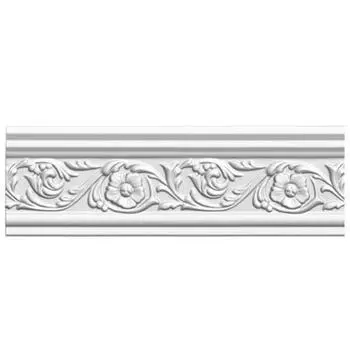 Плинтус потолочный полиуретановый Decomaster 95323F 2400х88х55 мм