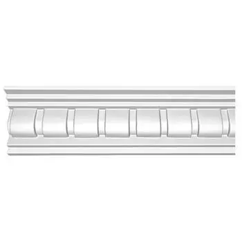 Плинтус потолочный полиуретановый Decomaster 95345 2400х70х70 мм