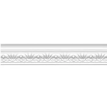 Плинтус потолочный полиуретановый Decomaster 95609 2400х56х52 мм