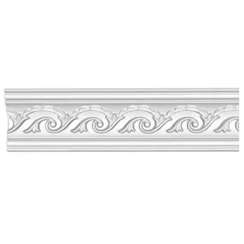 Плинтус потолочный полиуретановый Decomaster 95610F 2400х60х60 мм