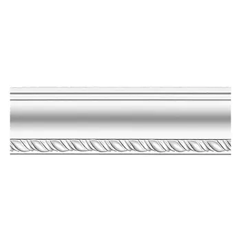 Плинтус потолочный полиуретановый Decomaster 95638F 2400х50х50 мм