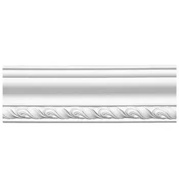 Плинтус потолочный полиуретановый Decomaster 95779 2400х85х85 мм