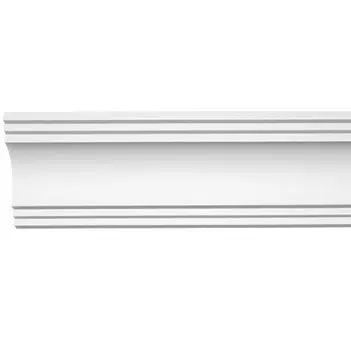 Плинтус потолочный полиуретановый Decomaster 96257 2400х70х70 мм