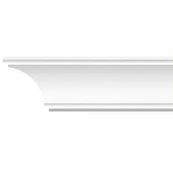 Плинтус потолочный полиуретановый Decomaster 96616 2400х74х74 мм