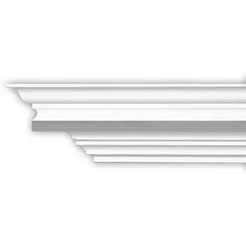 Плинтус потолочный полиуретановый Decomaster DP-377 2400х84х84 мм