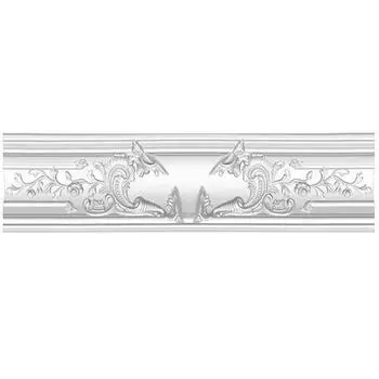 Плинтус потолочный полиуретановый Decomaster DP 41 2400х175х172 мм