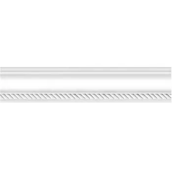 Плинтус потолочный полиуретановый Decomaster DT-138 2400х55х55 мм