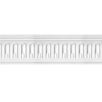 Плинтус потолочный полиуретановый Decomaster DT-9813F 2400х100х60 мм